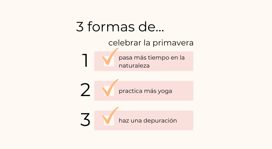 Infográfico para celebrar la primavera